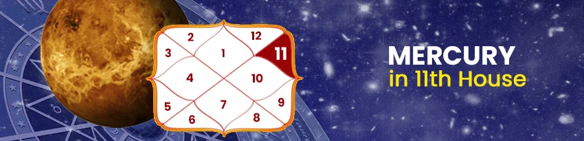 Mercury in 11th House Mercury in 11th House